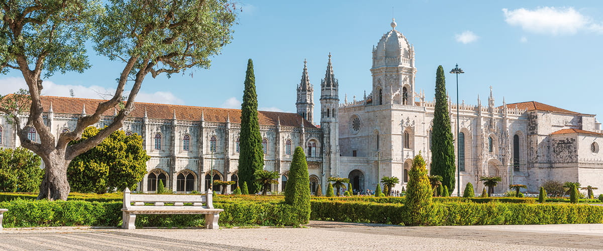 The Jeronimos Monastery in Lisbon, Portugal